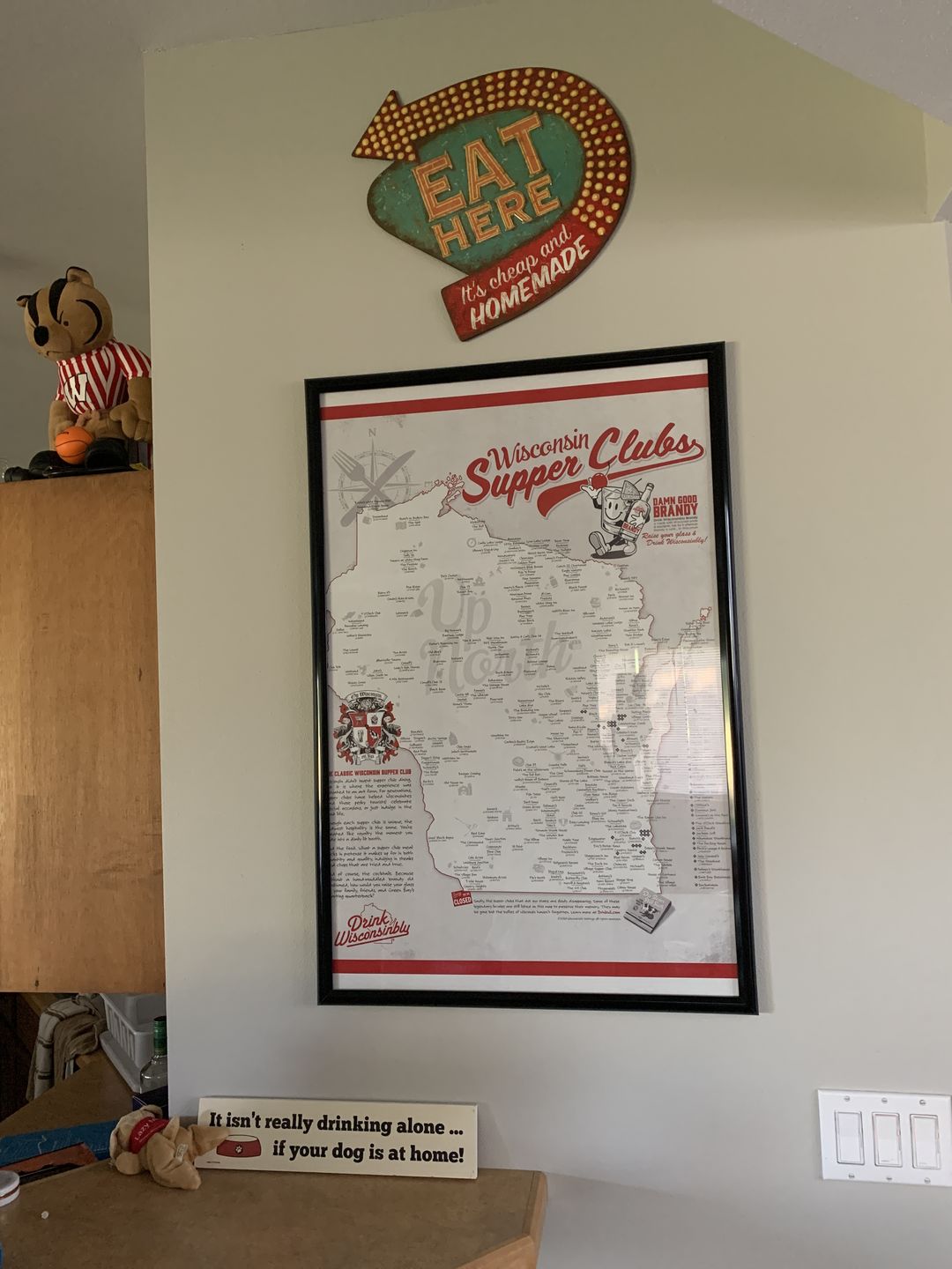 Customer photo review of Wisconsin Supper Clubs Poster