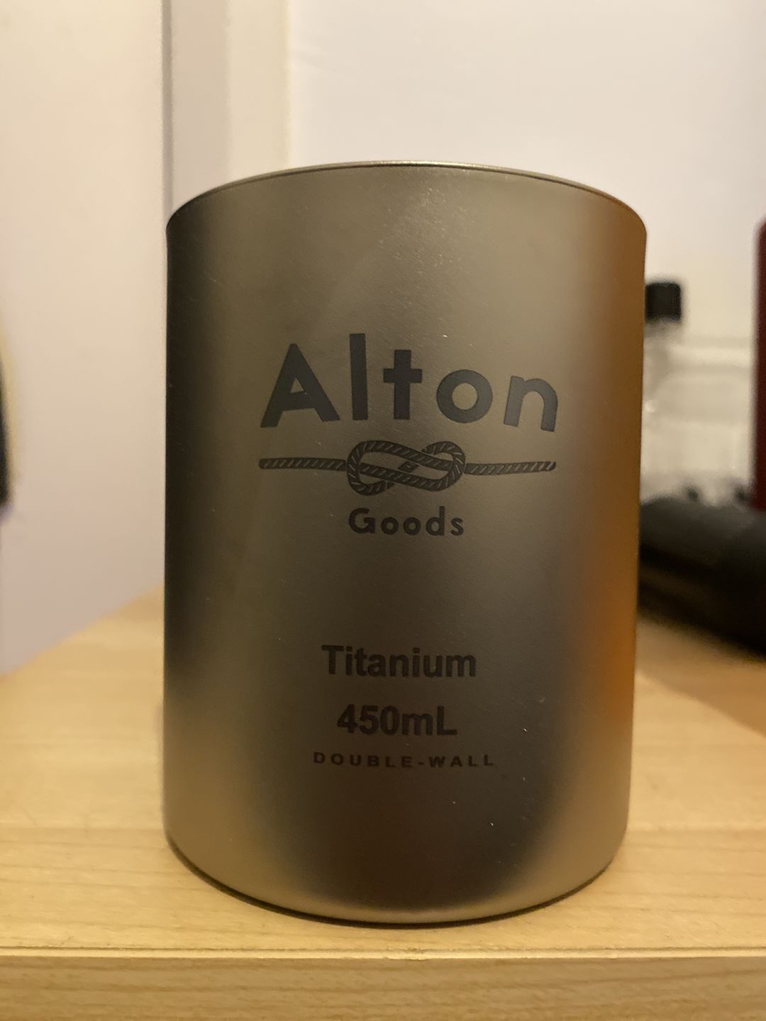 Customer photo review of Titanium Double-Wall Mug 450mL