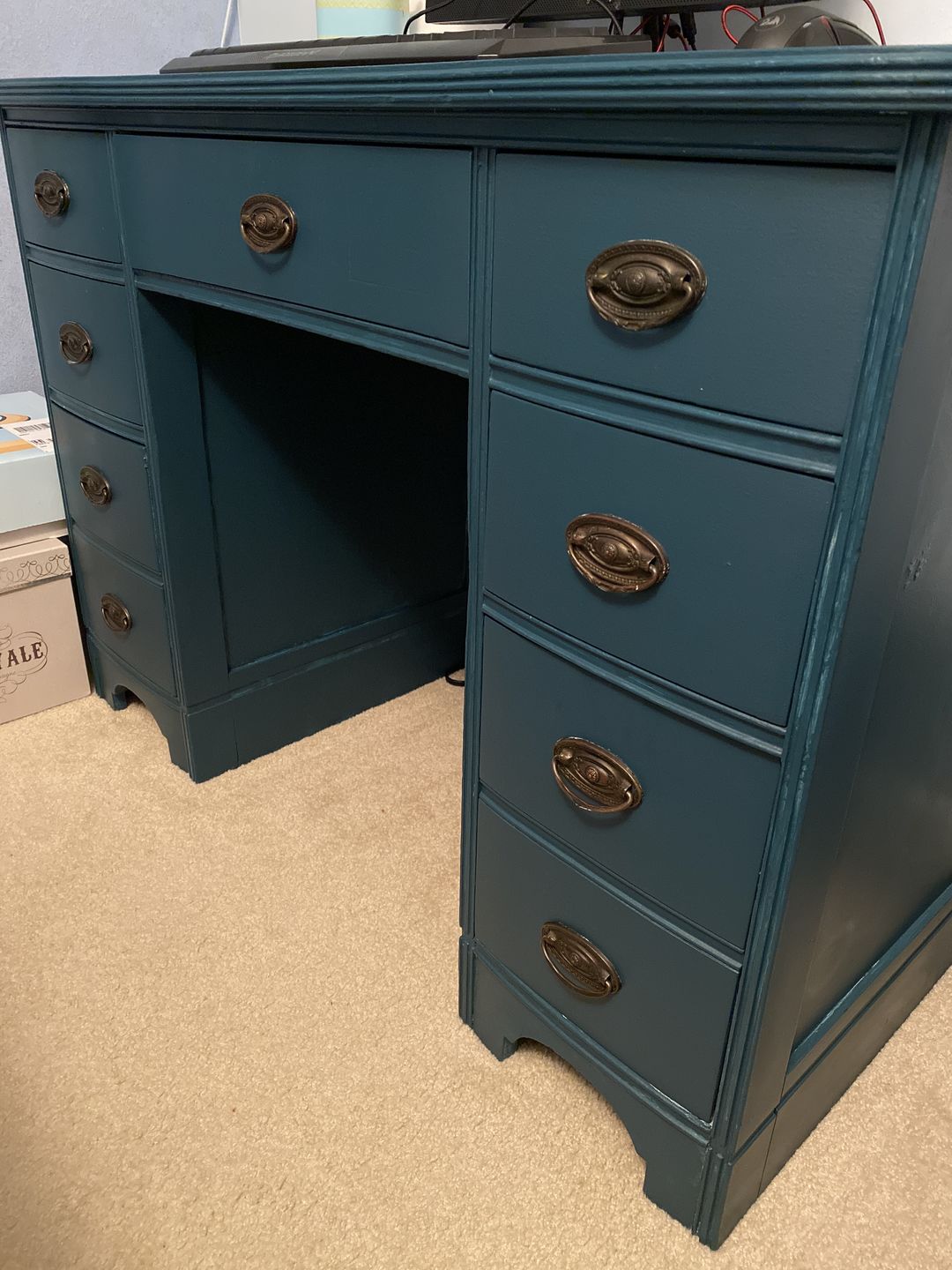 Customer photo review of Brooks Grey - One Step Paint