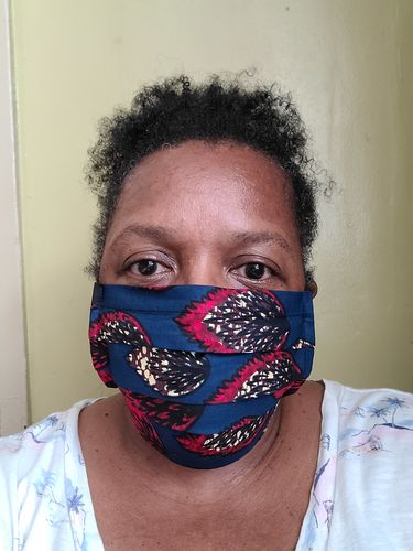 Customer photo review of PACK OF 6 ADULT REUSABLE FACE MASK