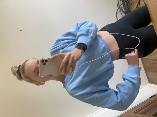 Customer photo review of Adjustable Cropped Jumper
