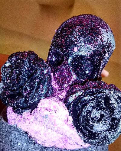 Customer photo review of Dark Night Bath Bomb