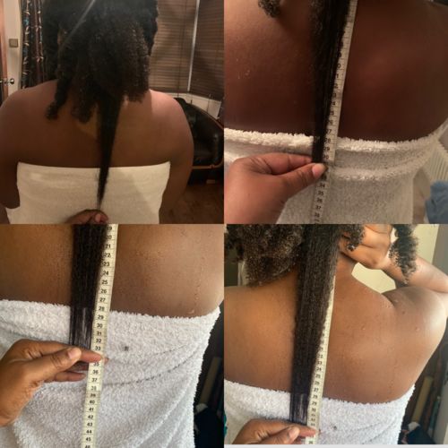 Customer photo review of Inches - Ayurvedic Hair & Beard Growth Oil