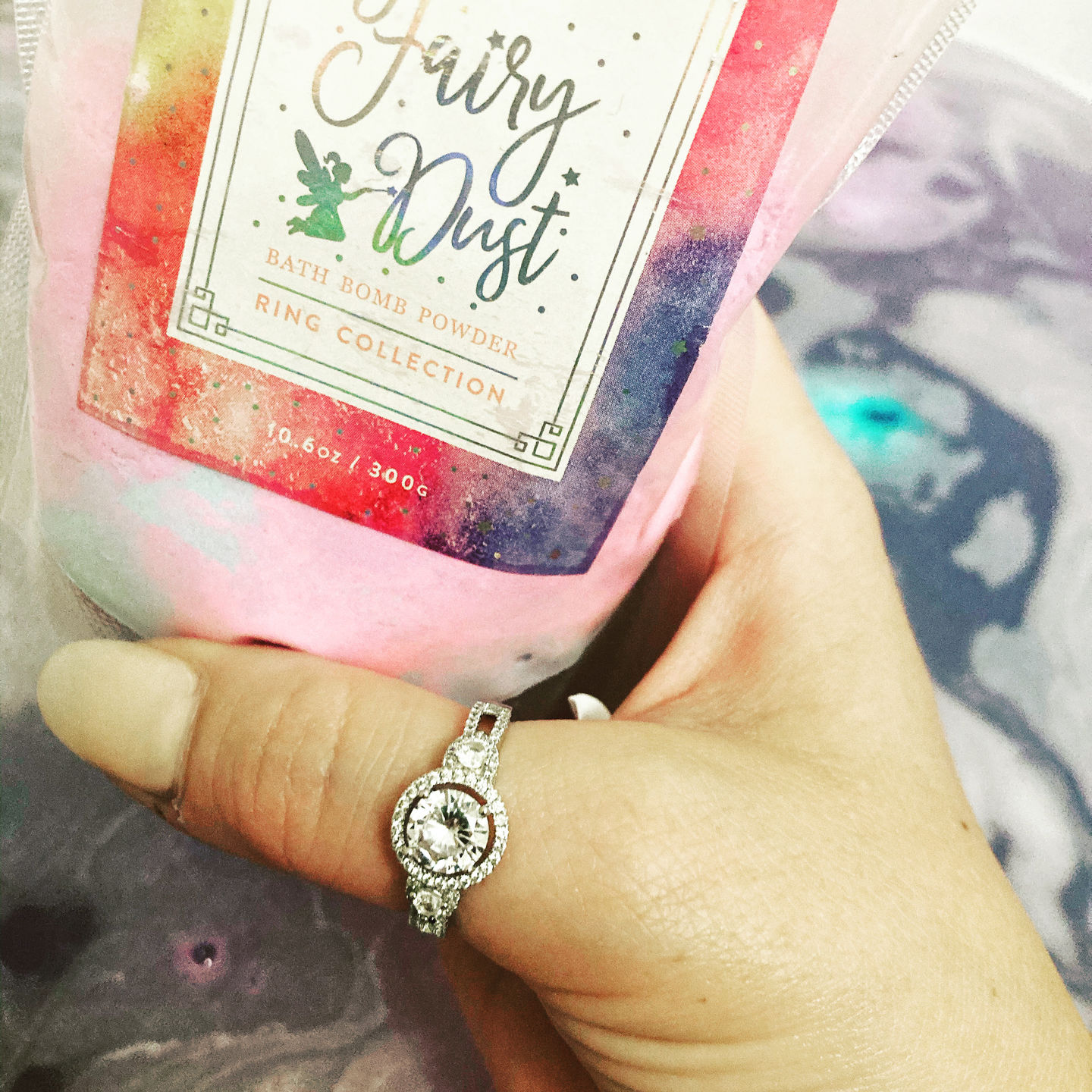 Customer photo review of Surprise Bath Bomb - 925 Sterling Silver Jewelry Collection