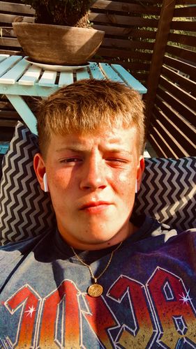 Customer photo review of Compass Pendant (Gold)