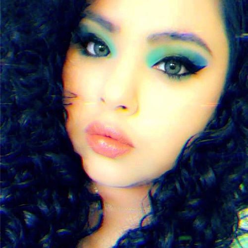 Customer photo review of Icoloured® Egypt Blue Colored Contact Lenses