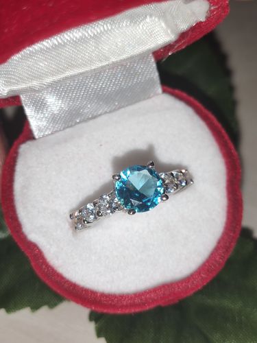 Customer photo review of 1.5ct Slovenia Engagement Ring