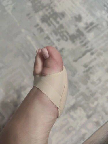 Customer photo review of 【Hot Sale】Comfortable Non-slip Corrective Toe Socks