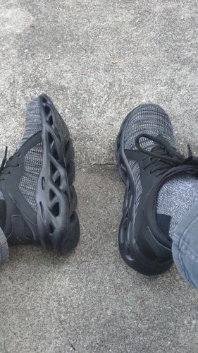 Customer photo review of Steel Toe Safety Work Shoes