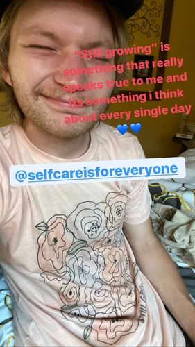 Customer photo review of Still Growing (Flower Bed) -- T-Shirt