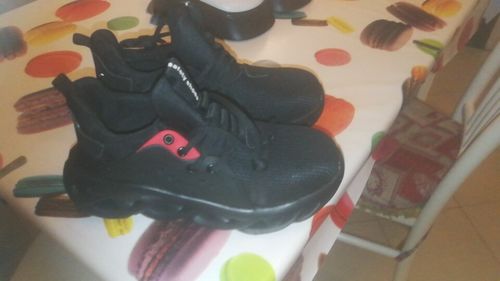 Customer photo review of Steel Toe Safety Work Shoes