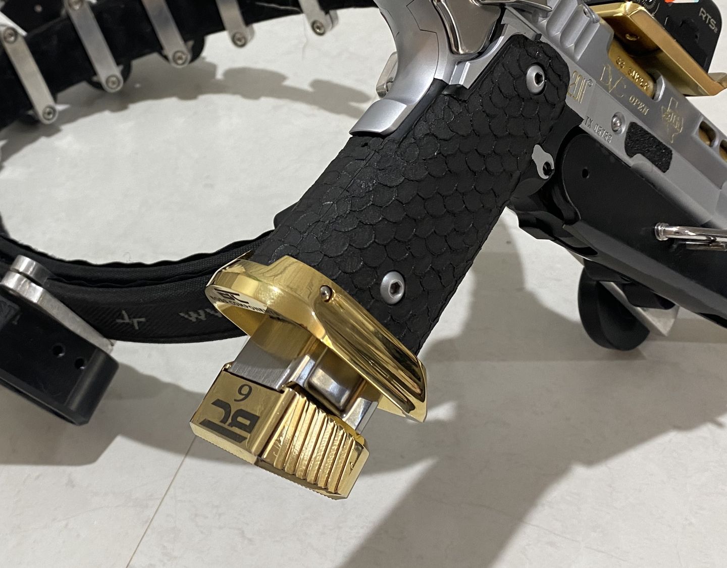 Customer photo review of Brass Magwell 2011 STI Polished Gold - Boss Components