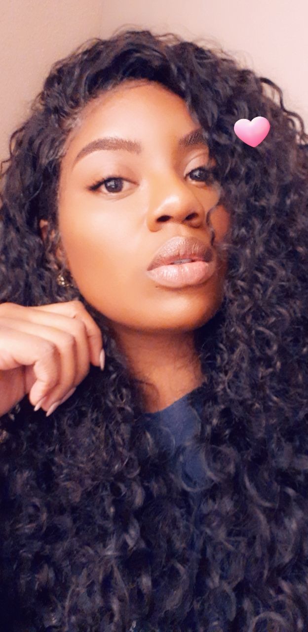 Customer photo review of Lace Frontal: Natural Curl