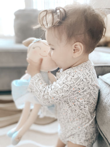 Customer photo review of Personalized Leyadoll (Blue) with Gift Bag