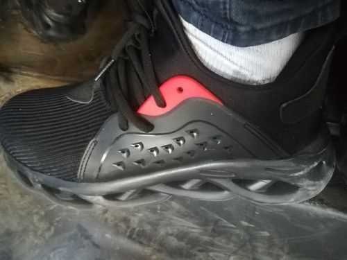 Customer photo review of Steel Toe Safety Work Shoes