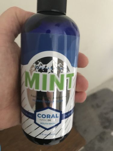 Customer photo review of Nano Silver Mouthwash