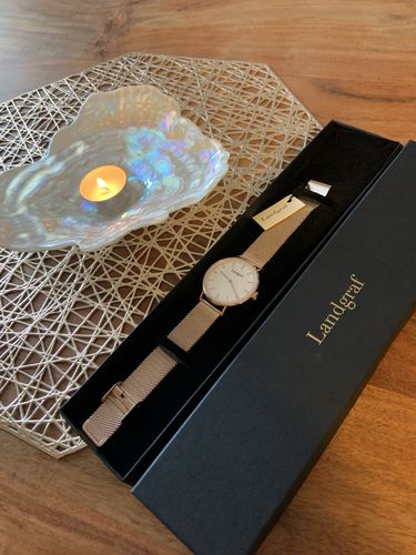 Customer photo review of Sea Shell Edition Rosé Gold
