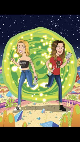 Customer photo review of 'Rick and Morty' Custom Portrait