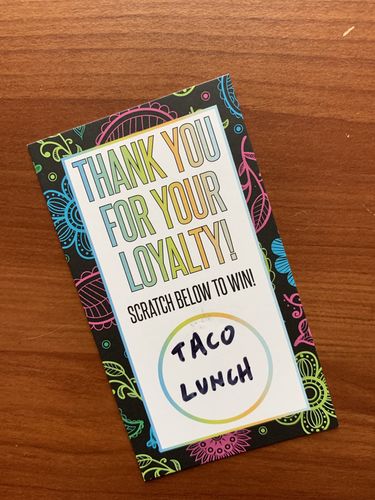 Customer photo review of Nails Scratch Off Cards