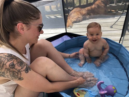 Customer photo review of Pop N' Go® Playpen