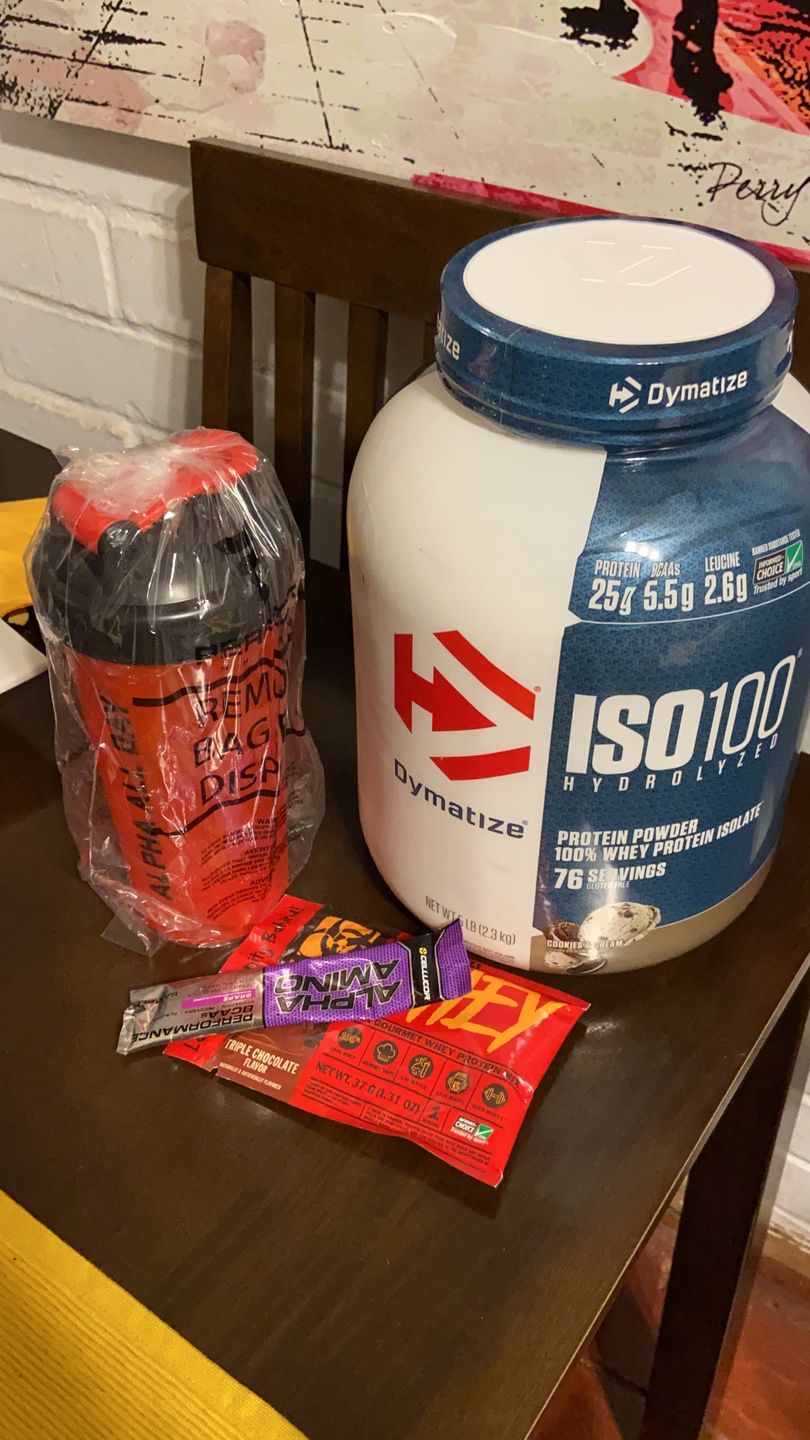 Customer photo review of Dymatize ISO100 Hydrolyzed Proteina Hidrolizada 5 Lb