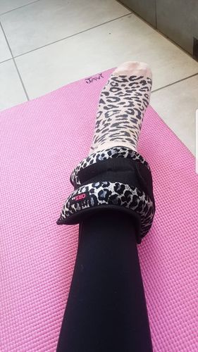 Customer photo review of ORX Platinum Velvet Ankle Weight