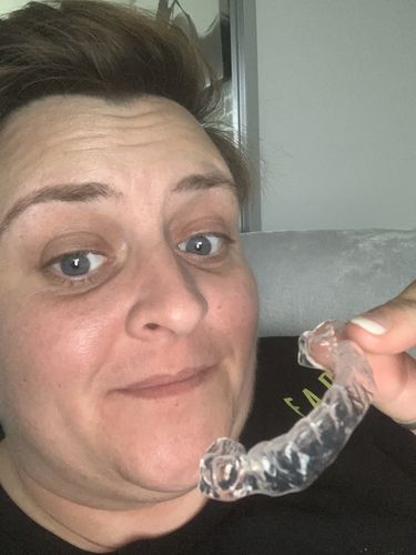 Customer photo review of SleepPro Night Guard