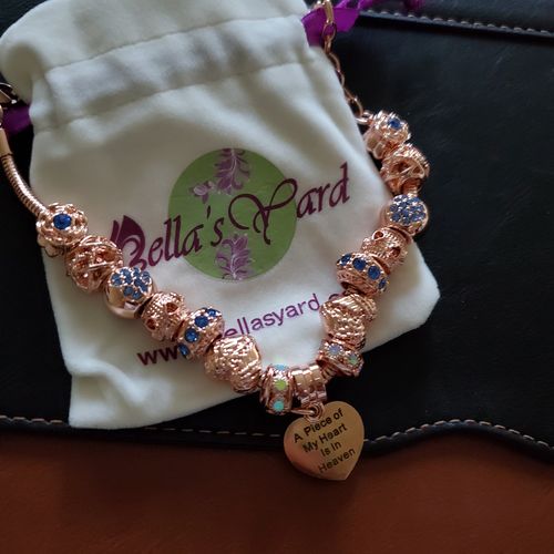 Customer photo review of Piece Of My Heart Bracelet - Rose Gold
