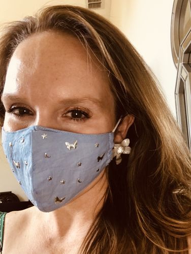 Customer photo review of *PRE-ORDER* SET OF 3 LUCKY CHARM FACE MASKS