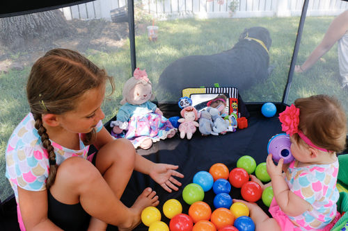 Customer photo review of Pop N' Go® Playpen