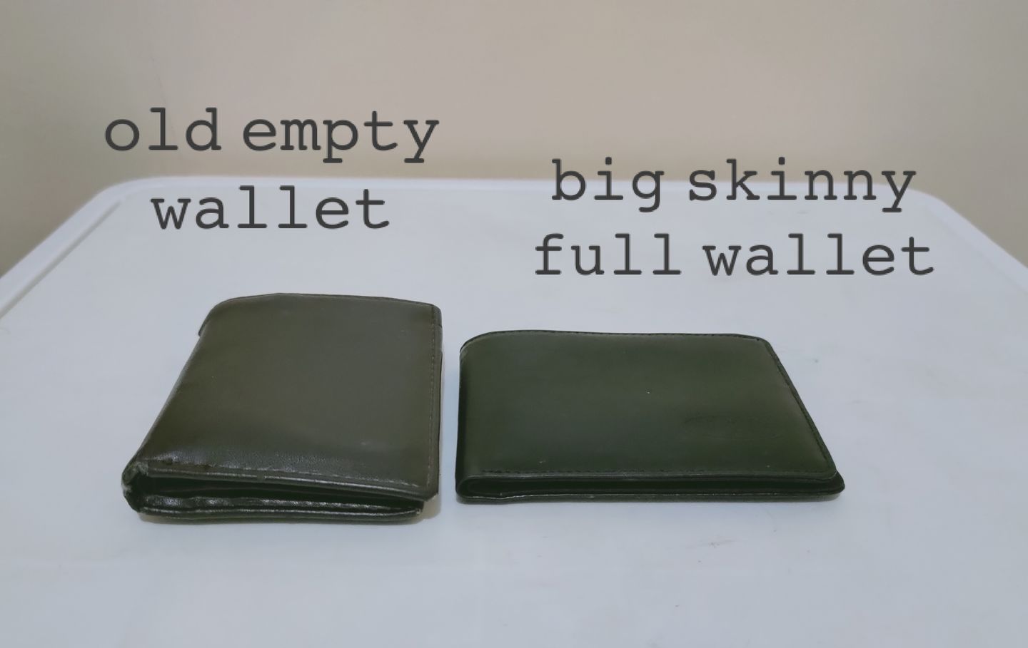 Customer photo review of RFID Blocking Leather Multi Bi-fold Black