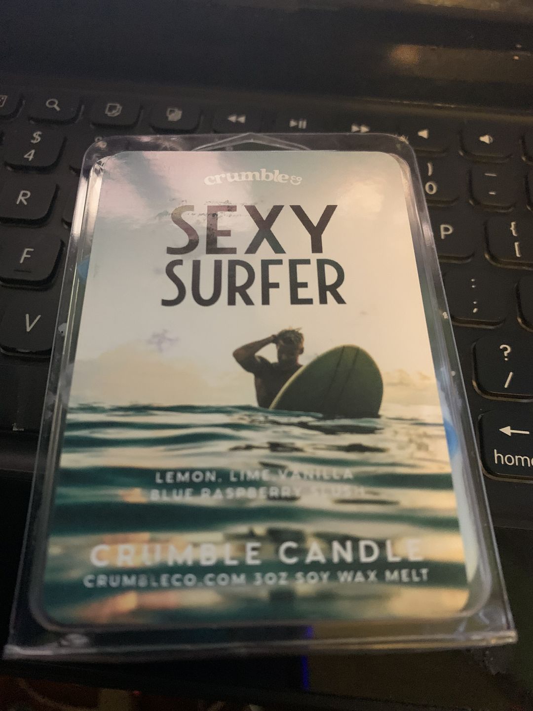 Customer photo review of Sexy Surfer Wax Melts