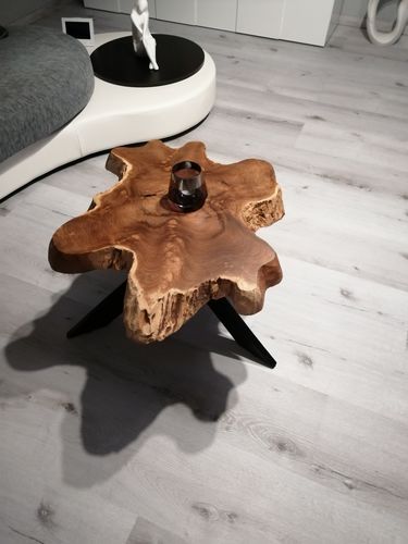 Customer photo review of Couchtisch Baumscheibe BRADY Ø 70-95 cm