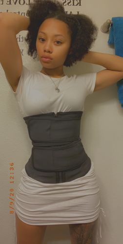 Customer photo review of LUX LATEX DOUBLE ABDOMINAL BELT