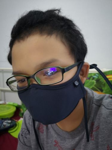 Customer photo review of Kid's Face Mask