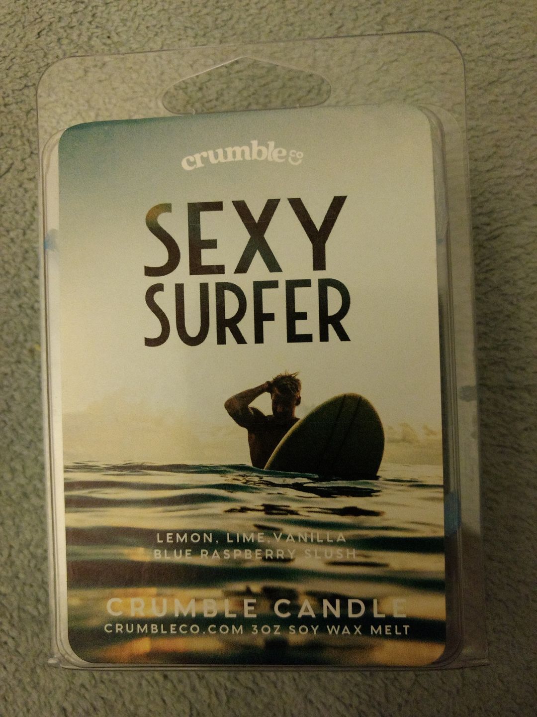 Customer photo review of Sexy Surfer Wax Melts
