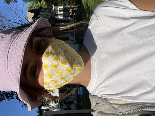 Customer photo review of *PRE-ORDER* SET OF 3 PASTEL FACE MASKS