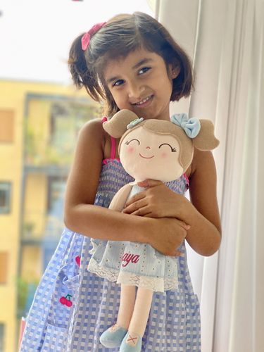 Customer photo review of Personalized Leyadoll (Blue) with Gift Bag