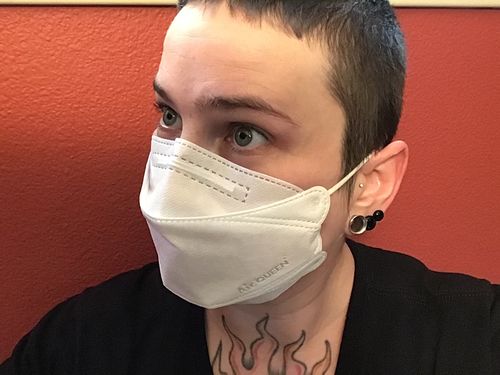 Customer photo review of AirQUEEN Nanomask