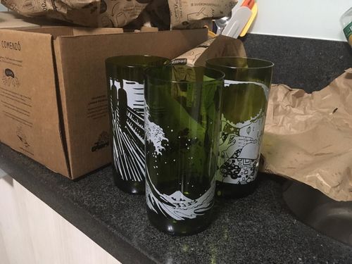 Customer photo review of Vasos De Museo 6 Pack 500ml