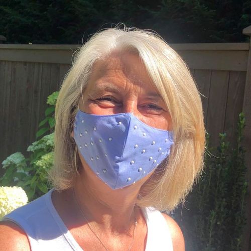 Customer photo review of *PRE-ORDER* SET OF 3 PASTEL FACE MASKS