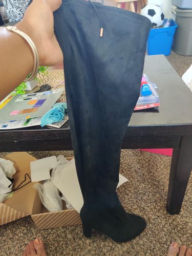 Customer photo review of MAYA WIDE CALF