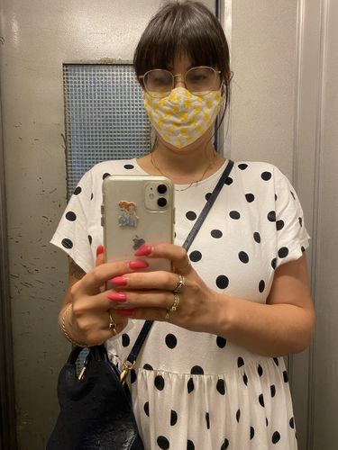 Customer photo review of *PRE-ORDER* SET OF 3 PASTEL FACE MASKS