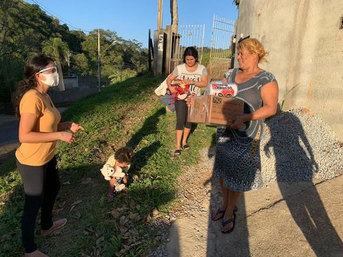 Customer photo review of Cesta Básica Econômica Kit