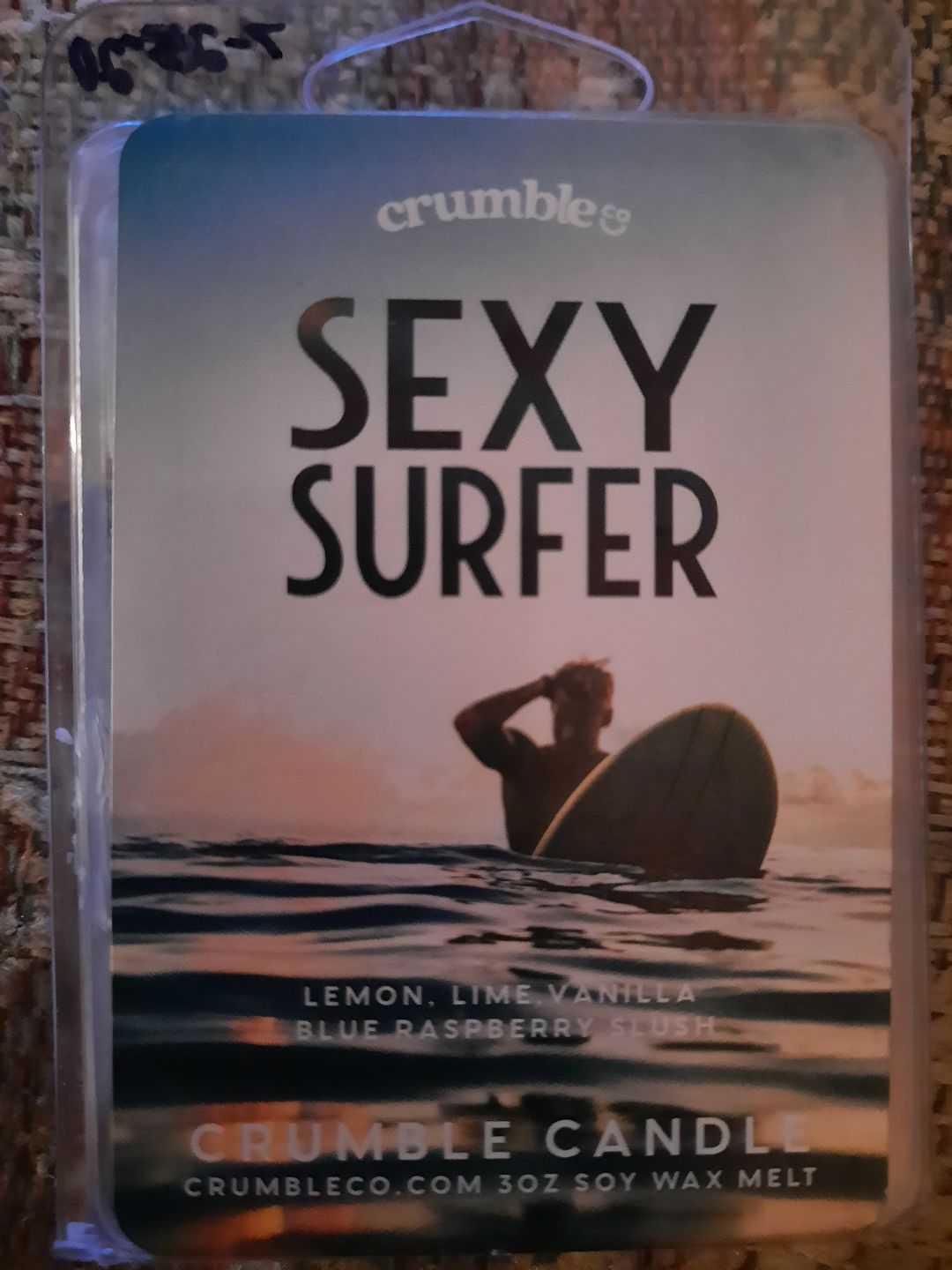 Customer photo review of Sexy Surfer Wax Melts