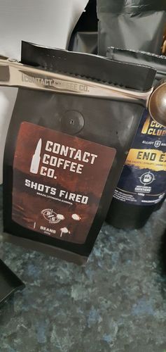 Customer photo review of Shots Fired Coffee
