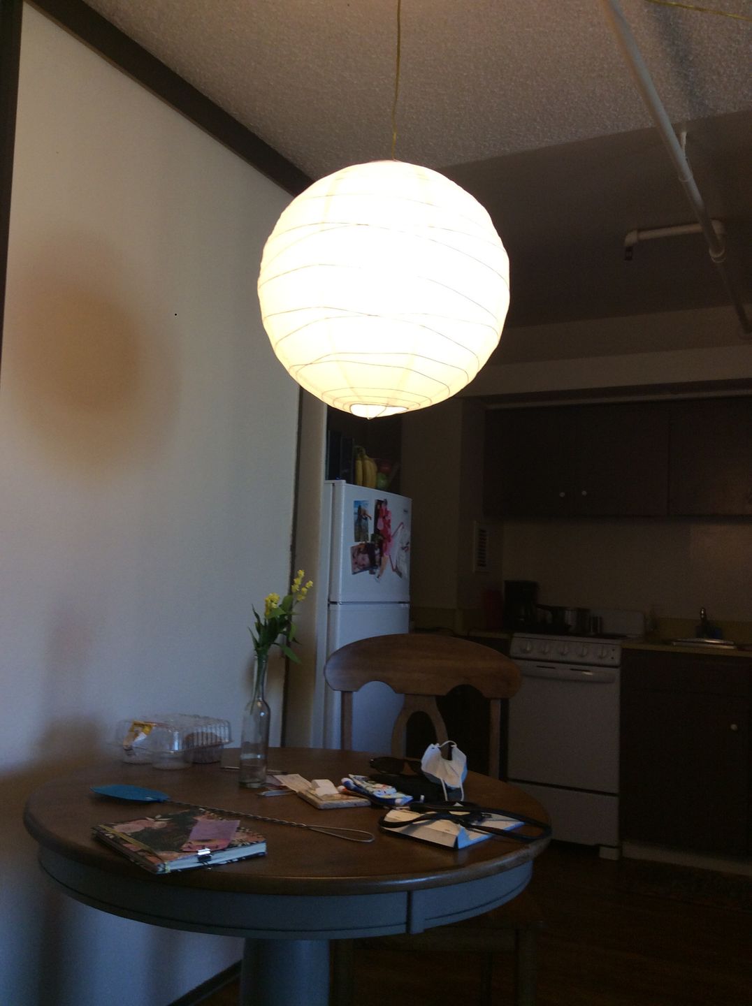 Customer photo review of 18" White Round Paper Lantern, Crisscross Ribbing, Chinese Hanging Wedding & Party Decoration