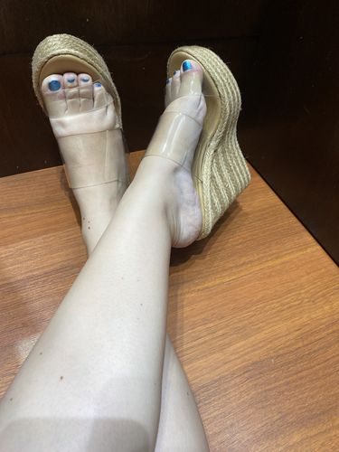Customer photo review of Plataforma Miriam Transparente