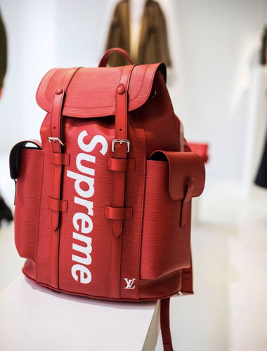 Customer photo review of Supreme x L Backpack