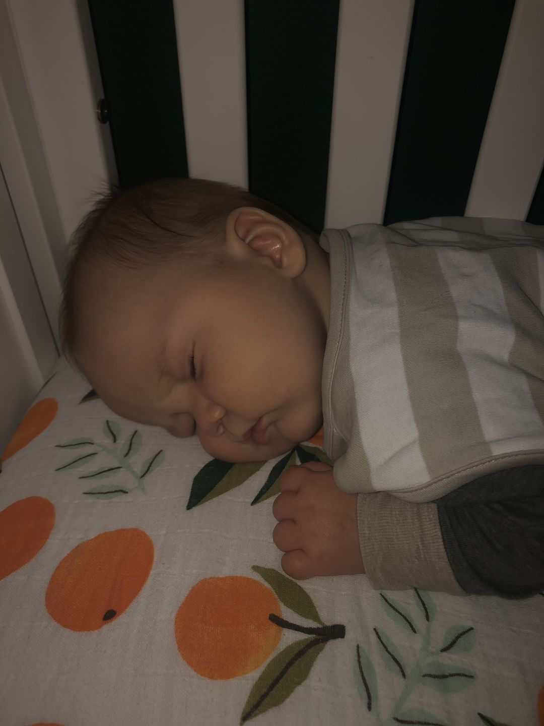 Customer photo review of Ecolino® Organic Cotton Classic Baby Sleep Bag or Sack, Gray